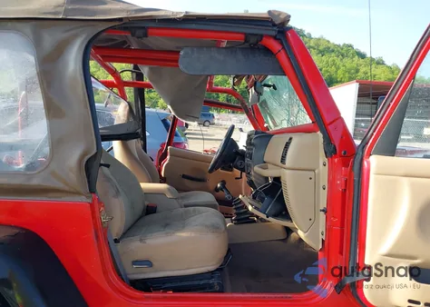 2001 Jeep Wrangler Sport from USA, damaged, VIN 1J4FA49S61P344664